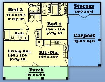 Cora floor plan